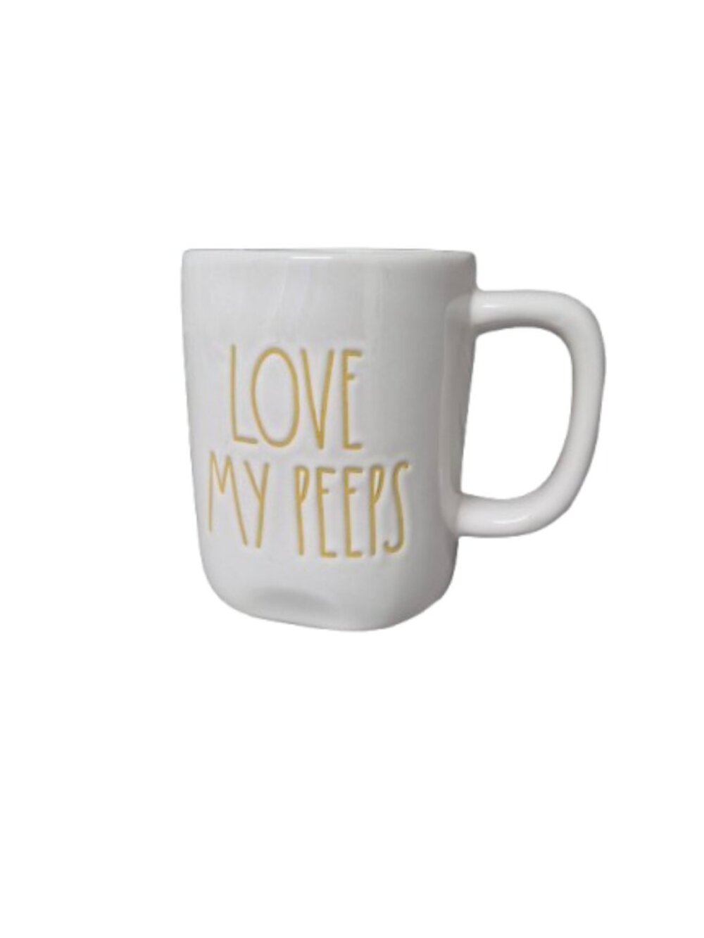 Rae Dunn "Love My Peeps" Ceramic Coffee Tea Mug Cup